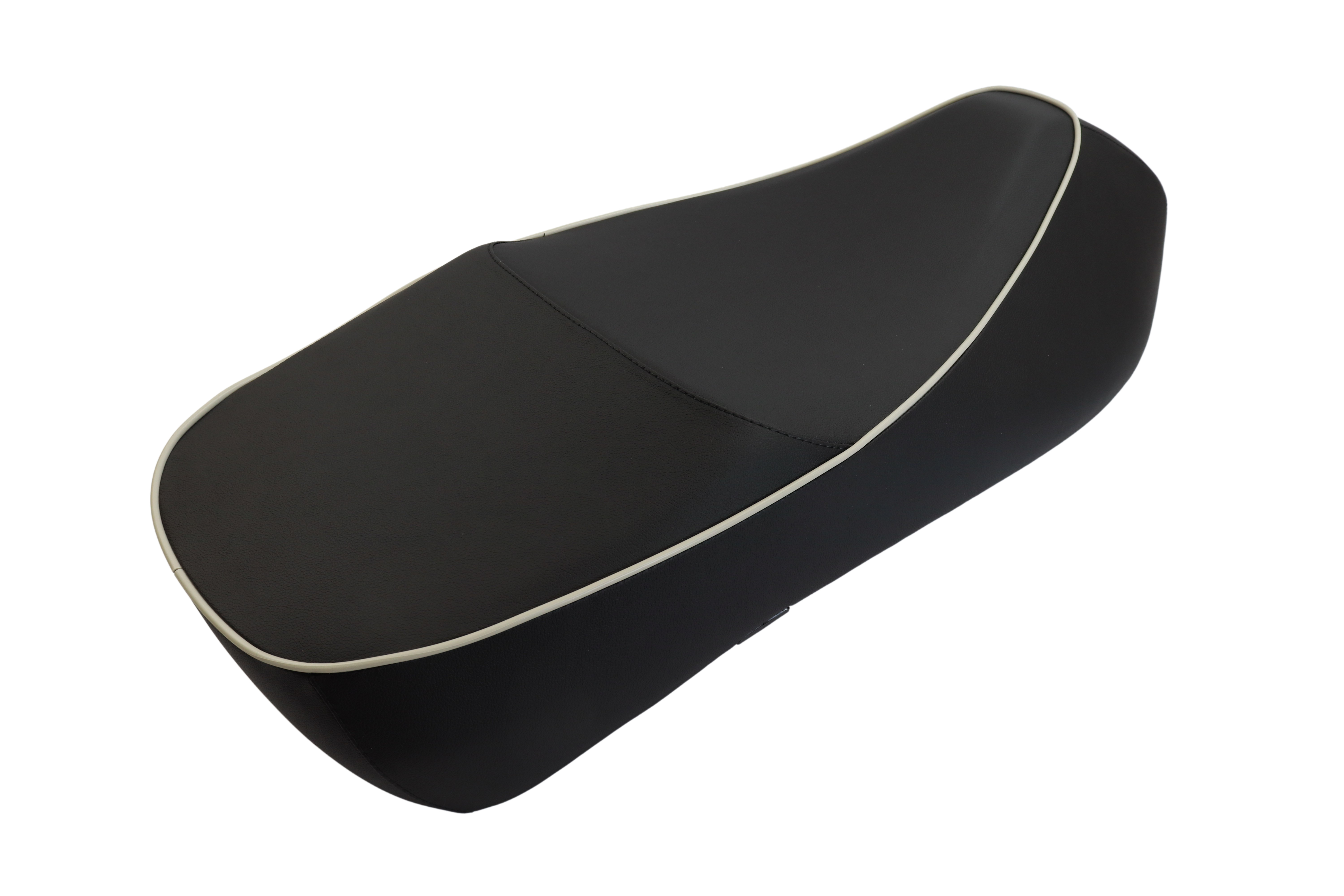 Sitzbank schwarz Vespa GTS SUPER Keder hellgrau 125-300ccm