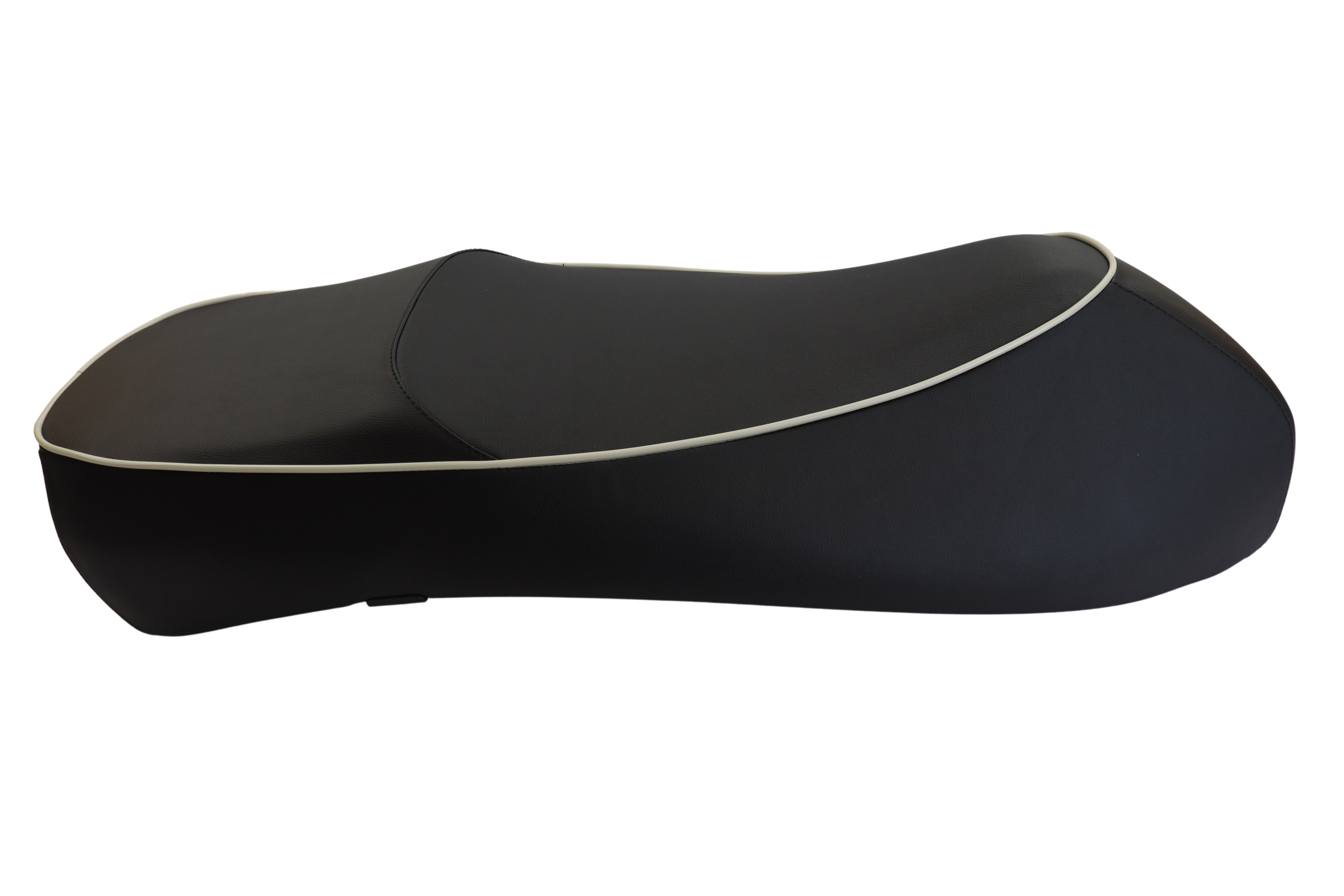 Sitzbank schwarz Vespa GTS SUPER Keder hellgrau 125-300ccm