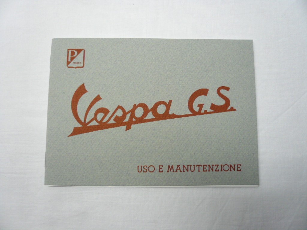 Bedienungsanleitung Vespa GS 1958-1961
