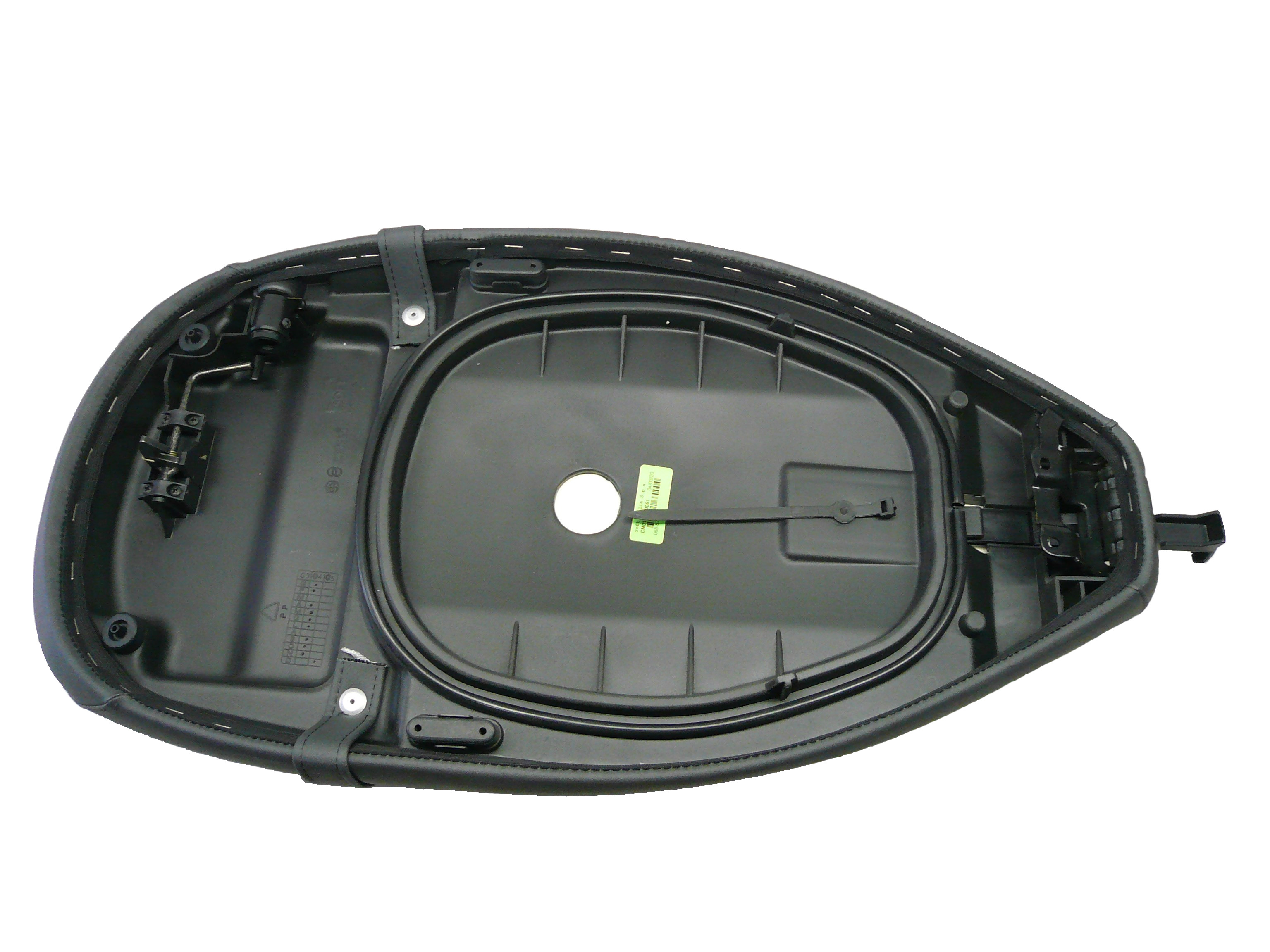 Sitzbank Vespa ET2 ET4 dunkelgrau (marmoriert) 50-150ccm