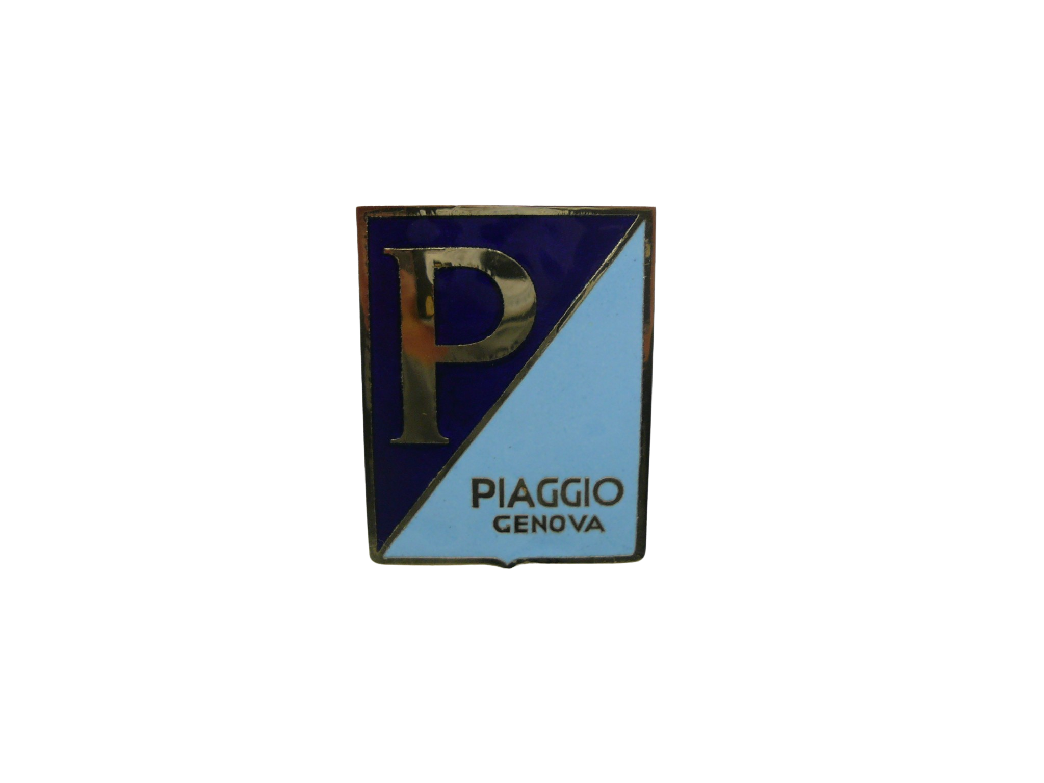 Emblem "PIAGGIO GENOVA" Vespa 98 V30-33 V1-15T VM VL1-2 GS VS1 emailliert