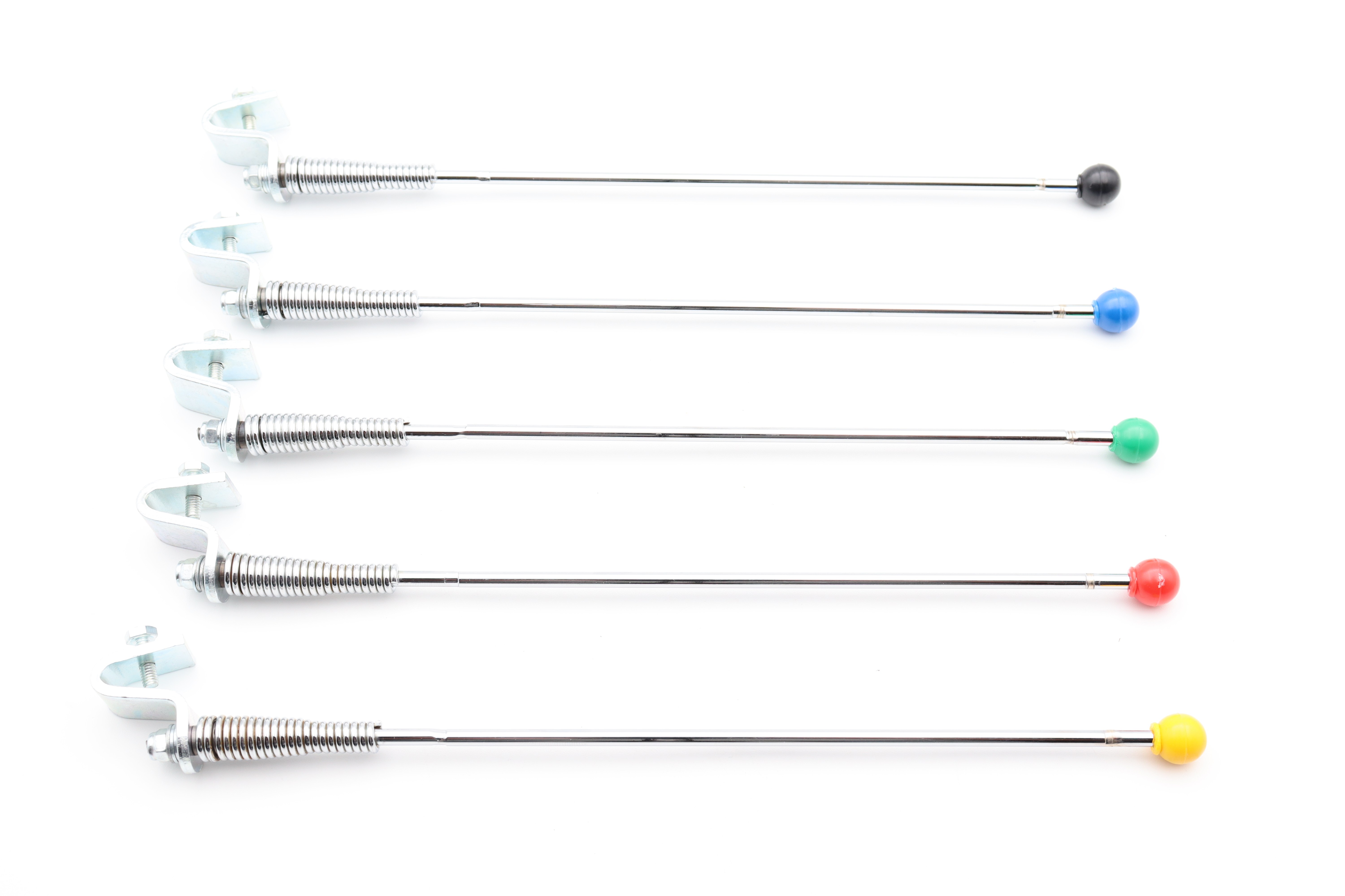 Fahnenstange Kotflügel vorne für Vespa Wimpel ca. 24cm Farbe der Kugel variiert