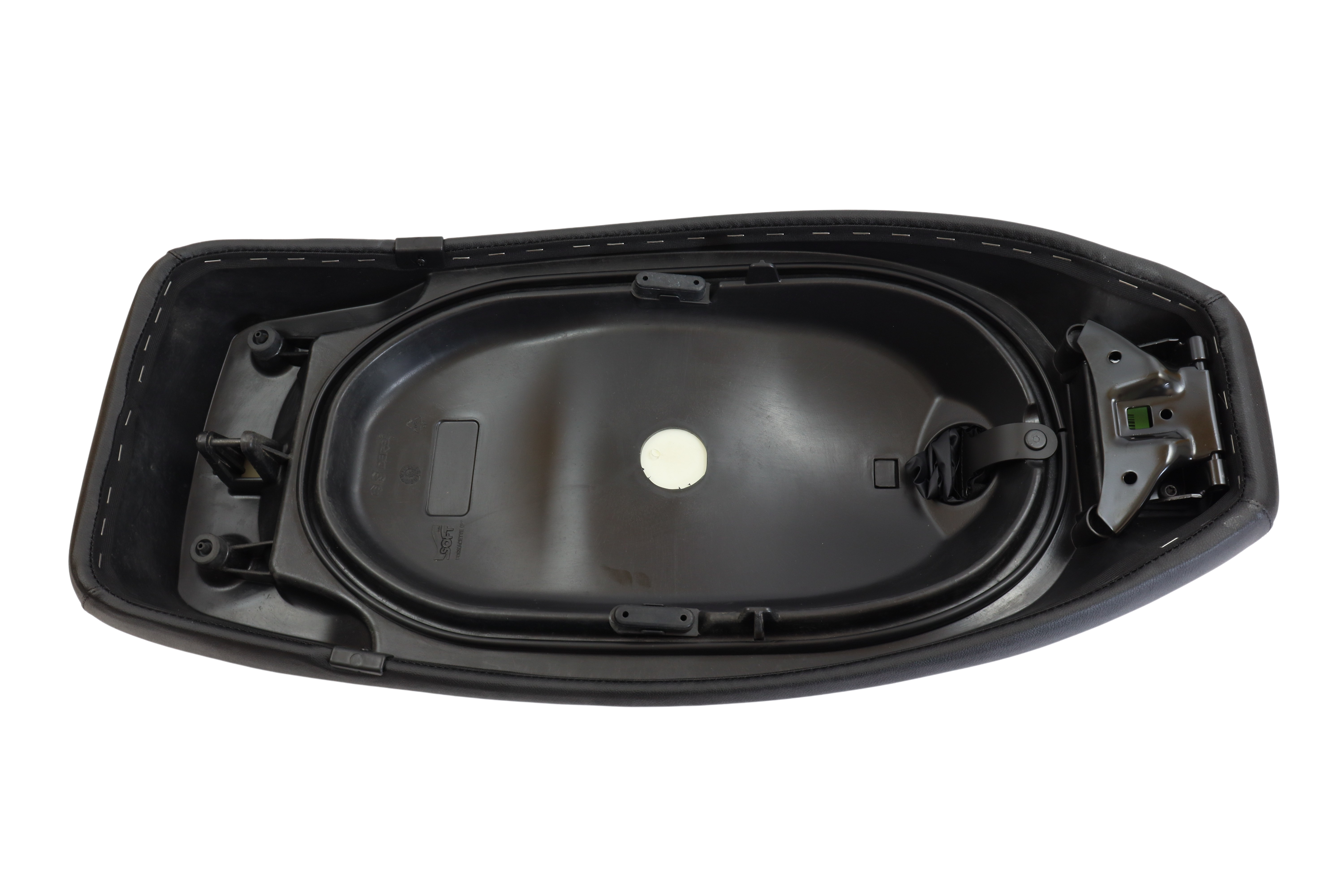 Sitzbank schwarz Vespa GTS SUPER Keder hellgrau 125-300ccm