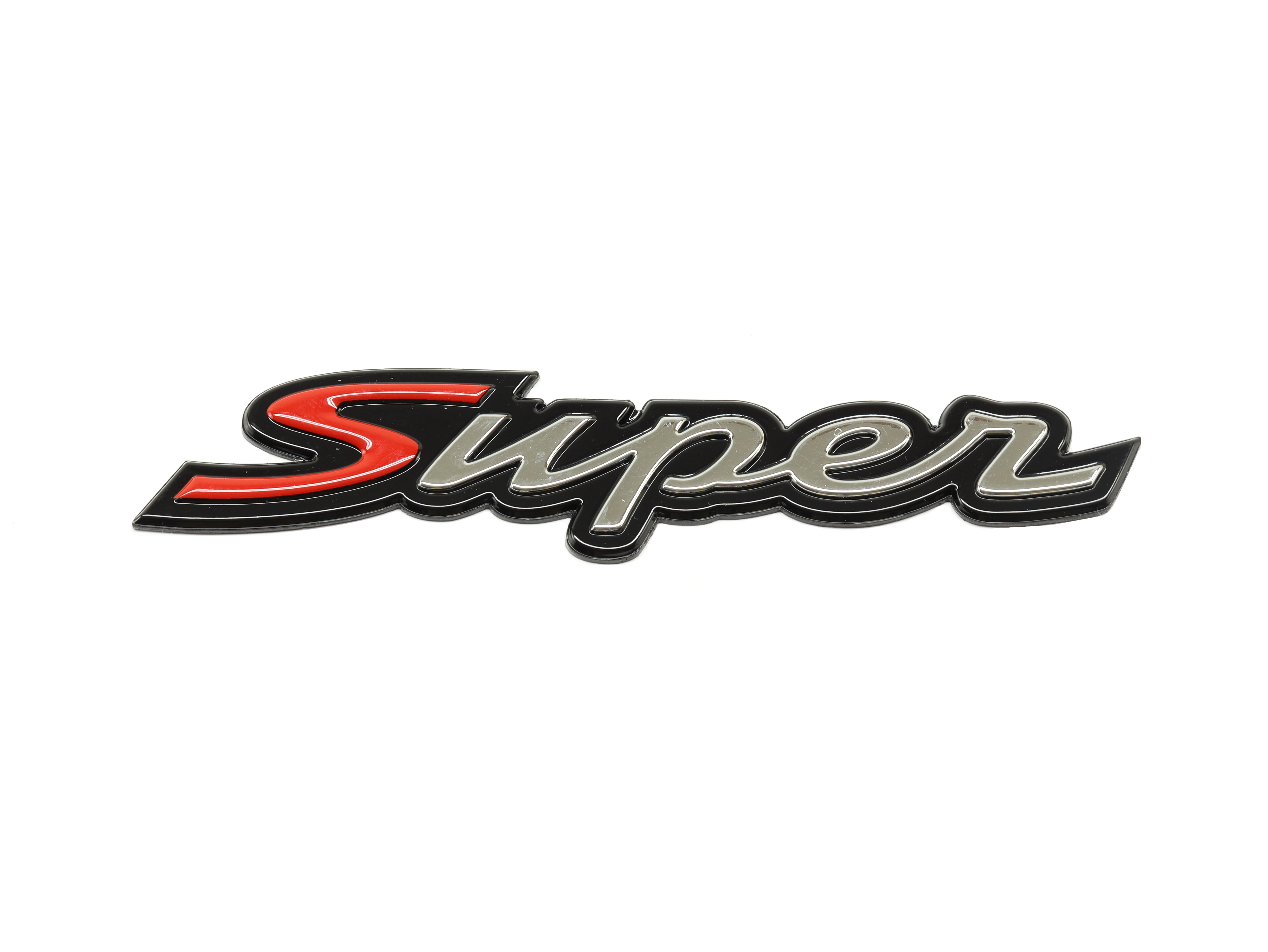 Aufkleber Schriftzug hinten "SUPER" Vespa GTS