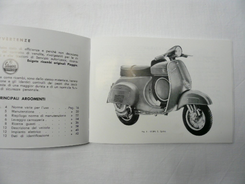 Bedienungsanleitung Vespa Super Sprint