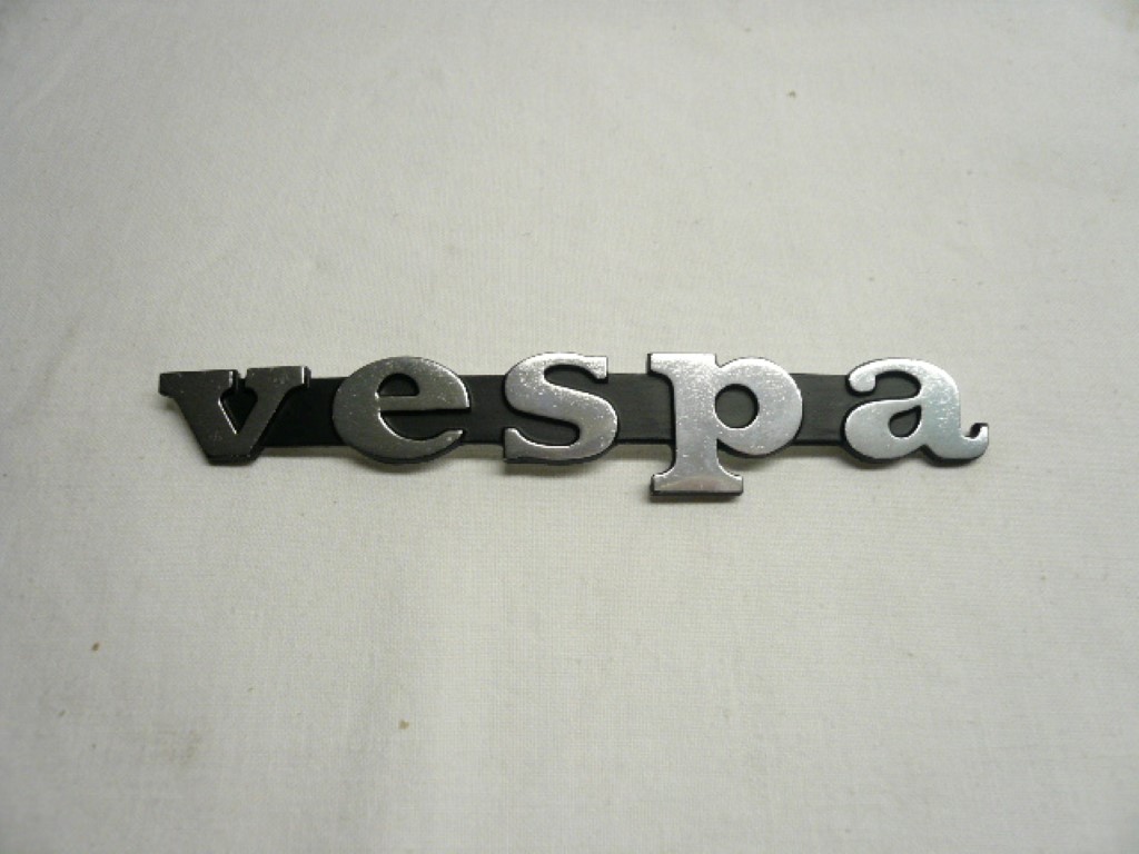 Schriftzug Beinschild Vespa V50 ET3 PV PX GTR