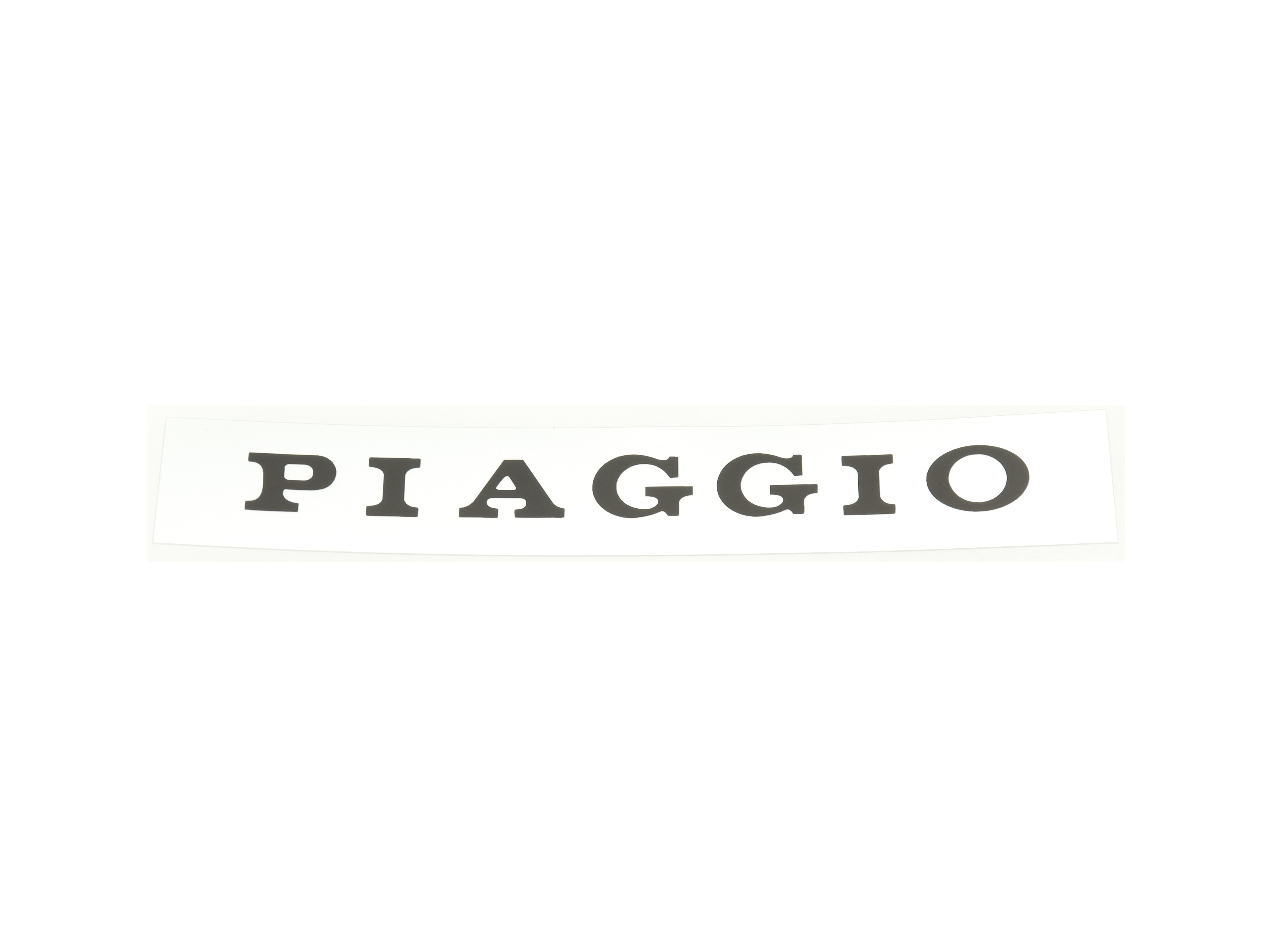 Aufkleber Schriftzug "Piaggio" Sitzbank Vespa PX Lusso